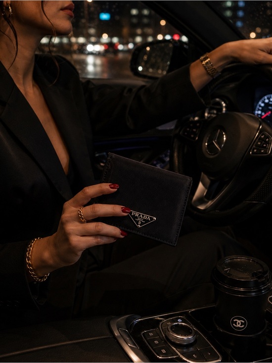 Prada Accessories - Prada Black Nylon Wallet w/ Iconic Triangle Logo 🖤 | Minimal Luxe Staple